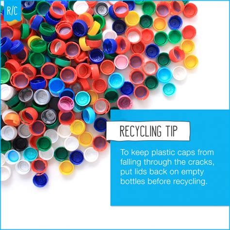 Recycling plastic bottles - Caps on or off?