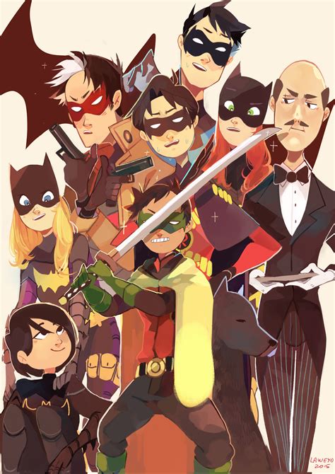 the batfamily by LaWeyD on DeviantArt