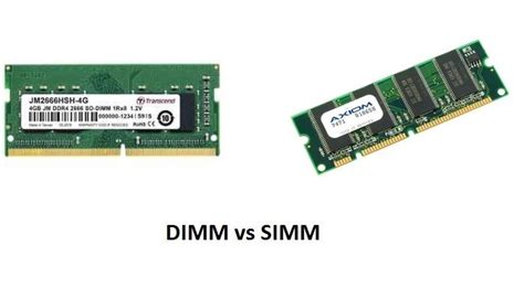 an image of two memory cards next to each other with the words dimm ...