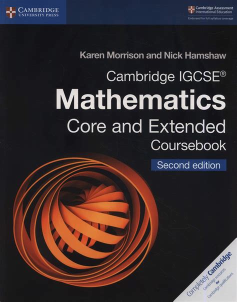 Cambridge IGCSE® Mathematics Core and Extended Coursebook - Karen Morrison, Nick Hamshaw