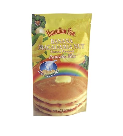 Hawaiian Sun Pancake Mix-Banana Macadamia Nut | Made in Hawaii