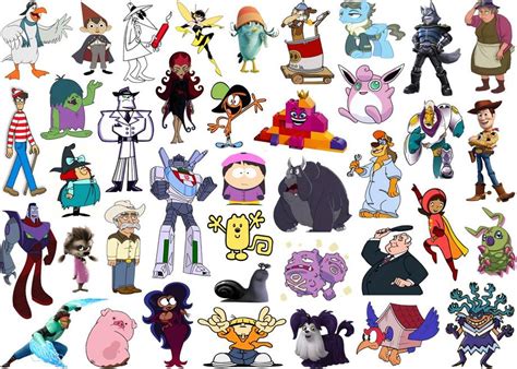 Click the 'W' Cartoon Characters II Quiz - By ddd62291