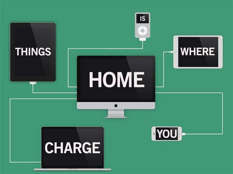 Home Is Where You Charge Things by Yair Walden on Dribbble