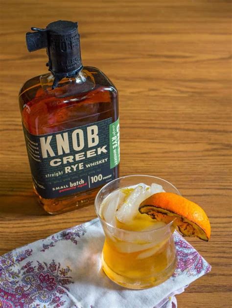 Knob Creek® Rye Whiskey Old Fashioned with Grilled Orange - DadCooksDinner