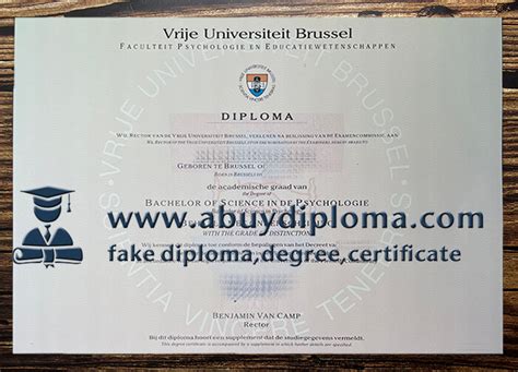 I want to buy Vrije Universiteit Brussel fake degree.