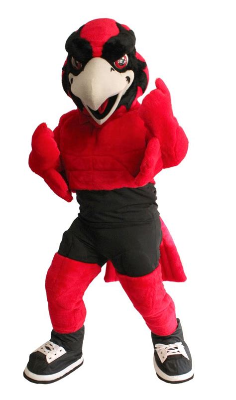 February 2019: Southeast Missouri State University - Rowdy the Redhawk - Mascots