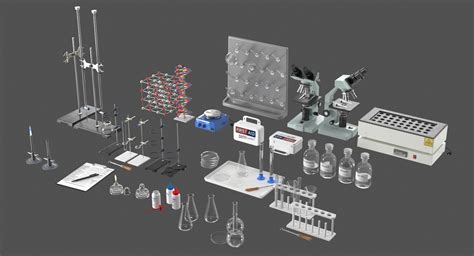 Laboratory Equipment 3D Model $79 - .max .obj .fbx .3ds - Free3D