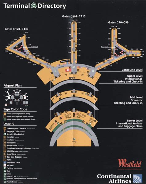 Newark Airport Terminal C Map Restaurants