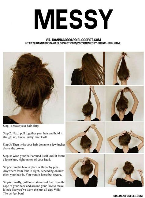 Messy Bun Tutorial