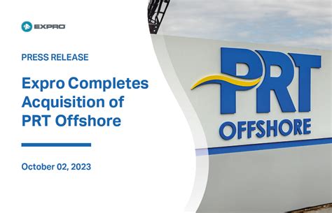 Expro News | EXPRO COMPLETES ACQUISITION OF PRT OFFSHORE