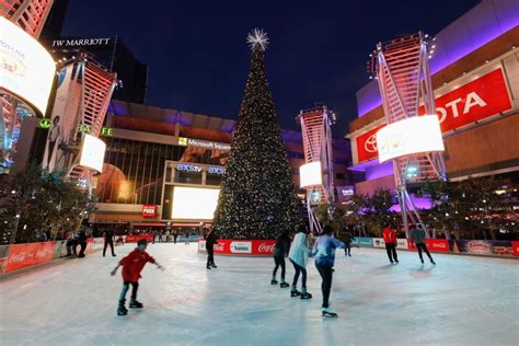 LA’s Ice Skating Rink and Christmas Tree Guide | Christmas tree guide, Ice skating, Ice skating rink