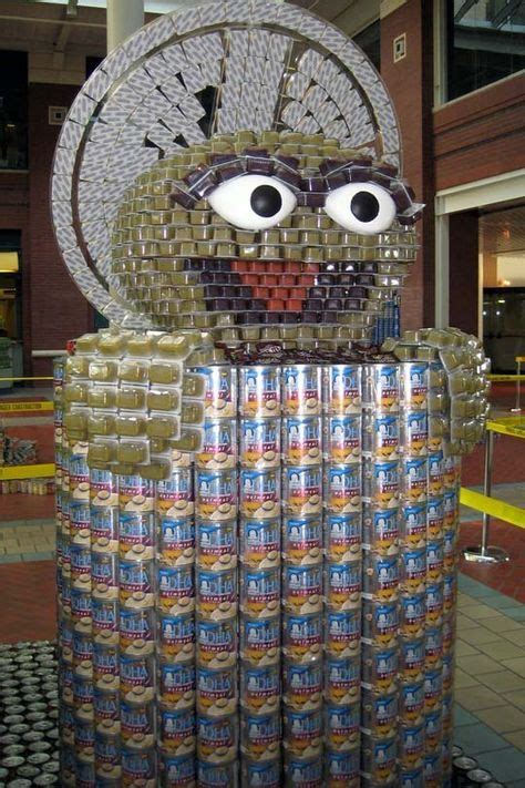 35 Can food art ideas | canned food, food art, food sculpture