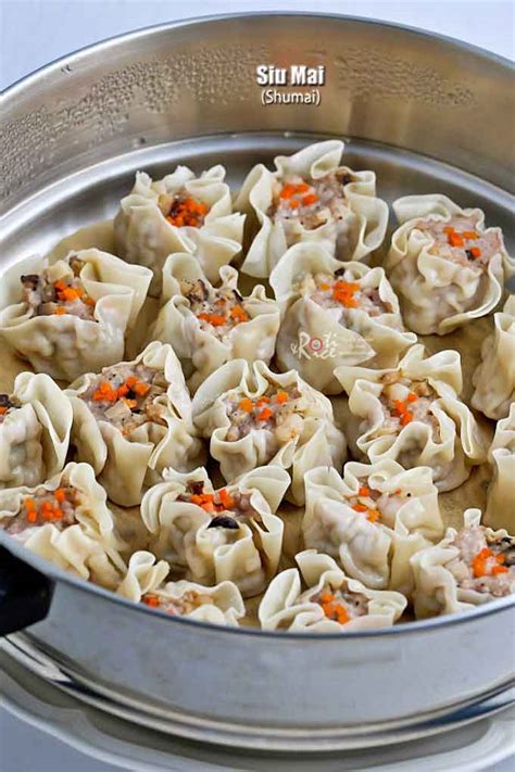 Siu Mai (Shumai) - A Dim Sum Favorite - Roti n Rice