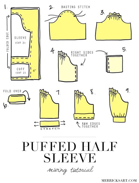 Printable Puff Sleeve Pattern Free