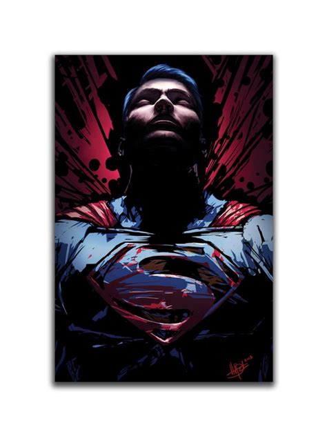 Items similar to Superman - Man of Steel Inspired Poster on Etsy