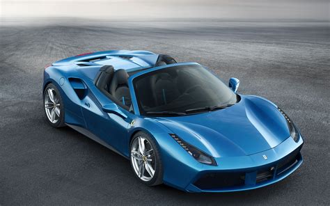 Wallpaper Ferrari 488 Spider blue supercar 2560x1920 HD Picture, Image