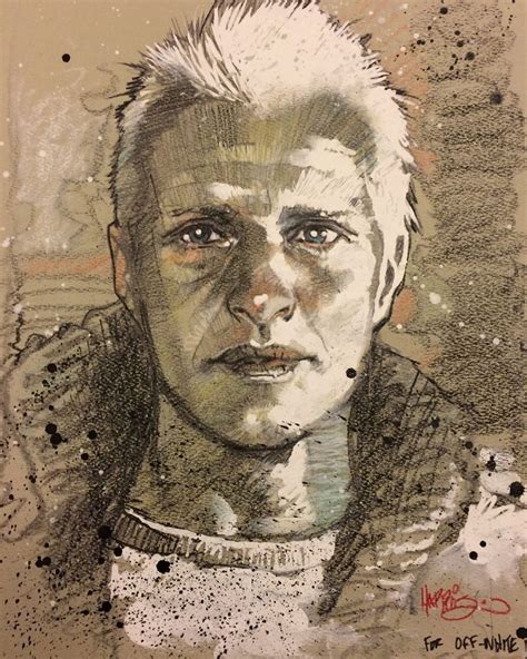 Farewell Roy Batty. Rutger Hauer has died at the age of 75. Art by @tonyeffingharris . # ...