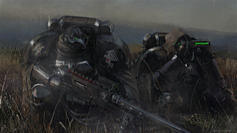 Raven Guard Sniper Team Warhammer 40,000 Live Wallpaper - MoeWalls