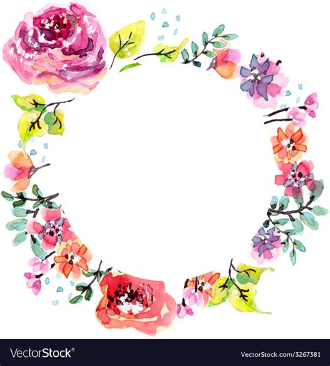 Watercolor Floral Frame Svg Free - 198+ DXF Include