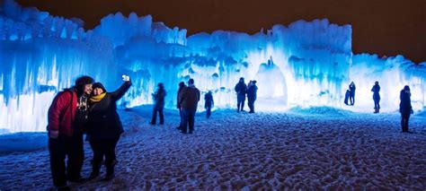 Ice Castles in Woodstock, New Hampshire