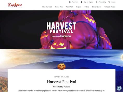 Dollywood Harvest Festival 2023 - TN – Free Range Events