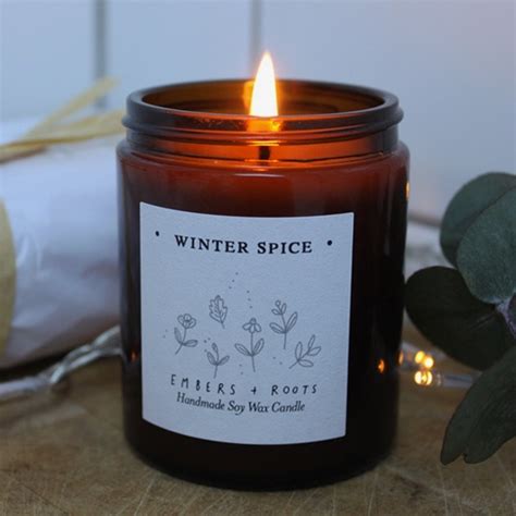 Winter Spice Candles | House of Cally | Vegan-friendly soy wax candles