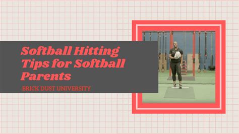 Softball Hitting Tips for Softball Parents – Applied Vision Softball ...