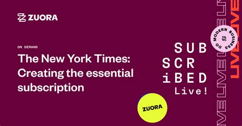 Subscribed Live: The New York Times: Creating the essential ...