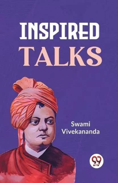 INSPIRED TALKS BY Swami Vivekananda Paperback Book $19.48 - PicClick
