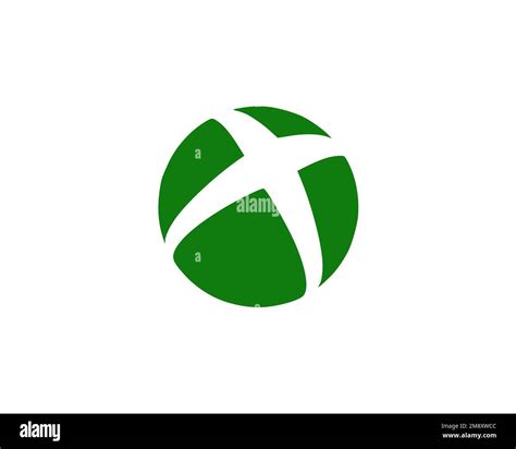 Xbox app, rotated logo, white background B Stock Photo - Alamy