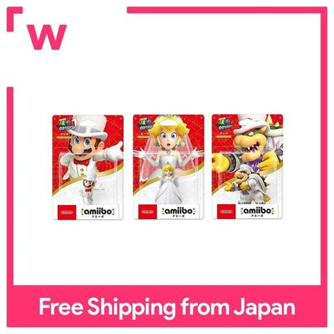 Nintendo amiibo Mario Peach Bowser Wedding Style Amiibo Super Mario Series @ Best Price Online ...