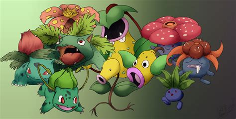 Pokemon Grass 1st Generation by DRLM on DeviantArt