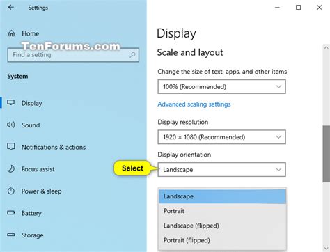 How to Change Display Orientation in Windows 10 | Tutorials