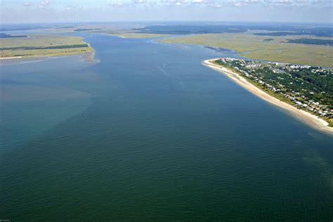 South Edisto River Inlet in Edisto Beach, SC, United States - inlet ...