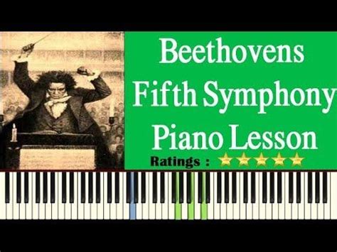 Beethoven's Fifth Symphony Piano Tutorial - Learn To Play Beethoven's ...