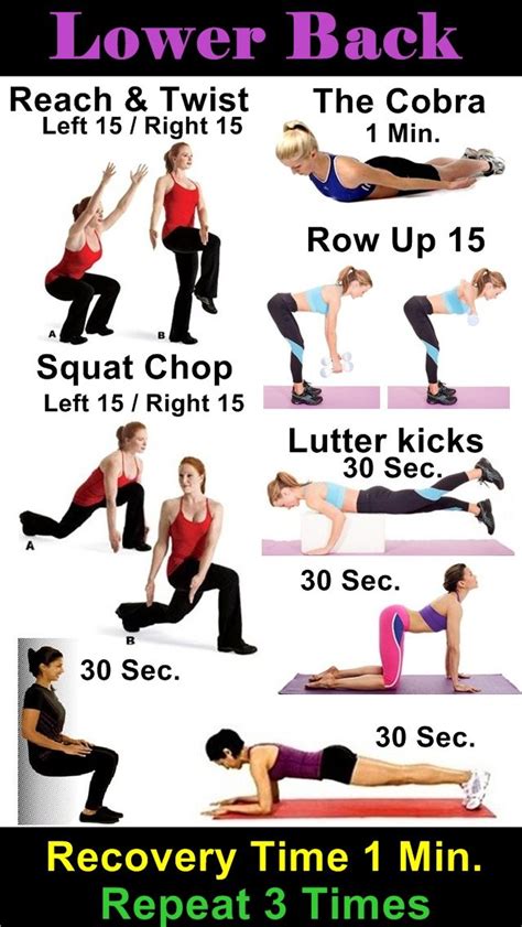 Lower Back Workout | #ProjectThickFit | Pinterest