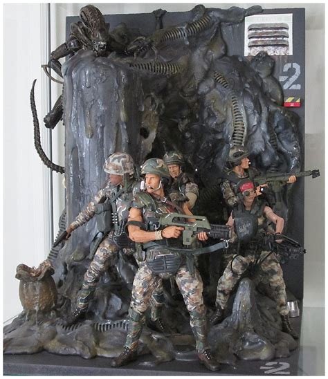 US Colonial Marines in Aliens Hive diorama by Wallo2 on DeviantArt