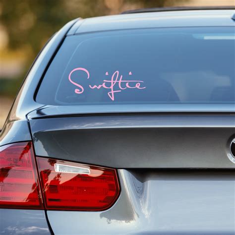 Pink Swiftie Car Decal Taylor Swift Fan Car Decal Taylor | Etsy