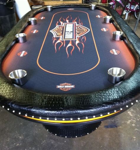 Harley-Davidson poker tables | Harley Davidson logo colors motorcycle ...