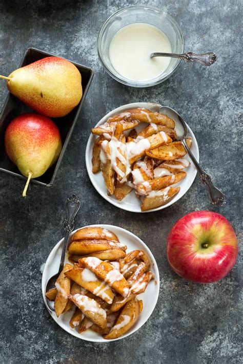 Sautéed Apples & Pears with Coconut Butter {Paleo, Vegan, Whole30}