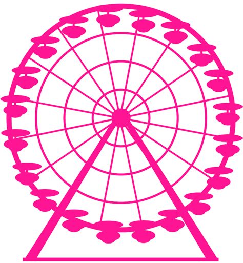 Ferris Wheel Silhouette | Free vector silhouettes