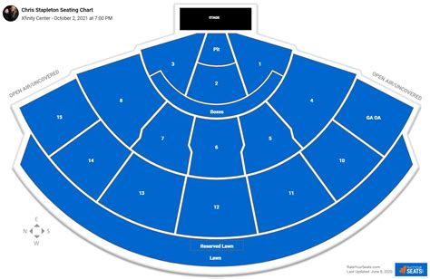 Xfinity Center Seating Chart - RateYourSeats.com