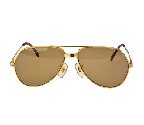 VINTAGE CARTIER VENDOME SUNGLASSES 62 14