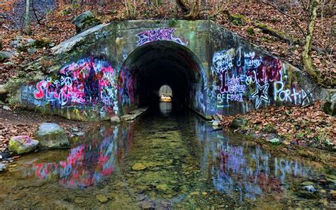 Haunted - Sensabaugh Tunnel | Scary places, Tennessee vacation ...