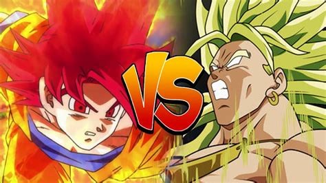 Super Saiyan God Goku Vs Legendary Super Saiyan Broly - Dragon Ball Z Battle of Z - YouTube