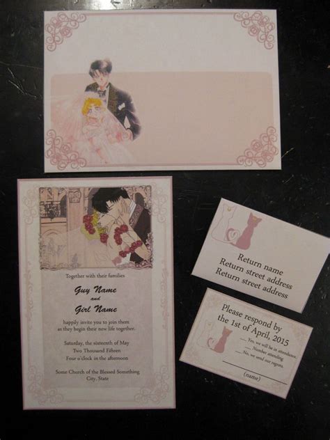 anime themed wedding invitations - Pok Brothers