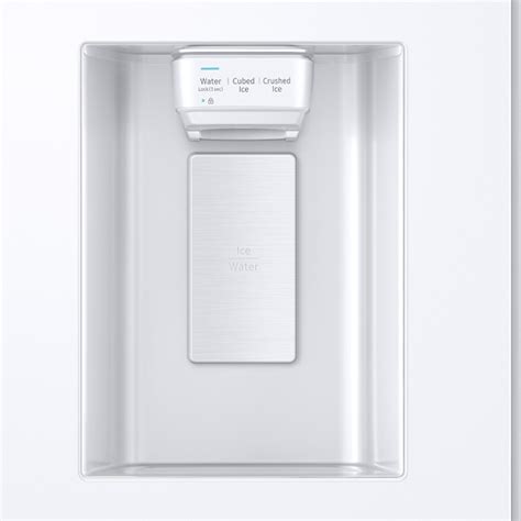 Samsung 27.4-cu ft Side-by-Side Refrigerator with Ice Maker (White) in ...