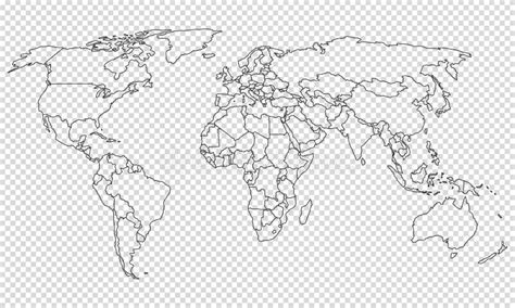 Vector World Map Transparent Background Stock Illustrations – 8,149 ...