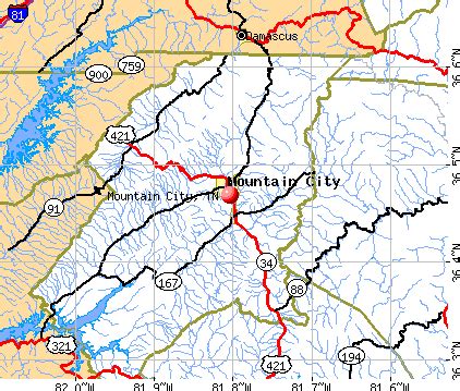 Mountain City, Tennessee (TN 37683) profile: population, maps, real ...