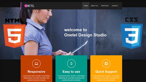 One Page Website Template Html5 Responsive Free Download - BEST HOME DESIGN IDEAS